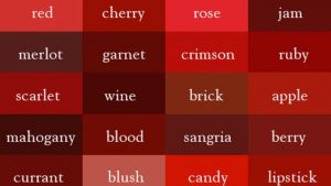 25 Jenis Warna  Merah  yang Ada Disekitar Kalian 