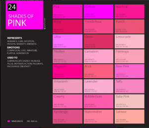  25 Jenis  Warna  Pink  Lengkap Beserta Penjelasannya