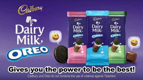 Iklan produk oreo dalam bahasa inggris 